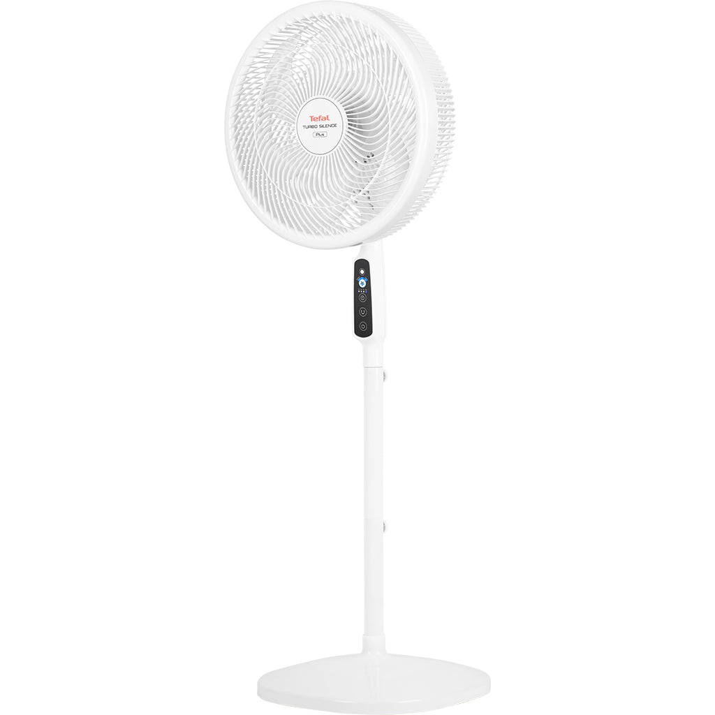 Tefal Turbo Silence Plus Standing Fan VH689690 - White White Blades