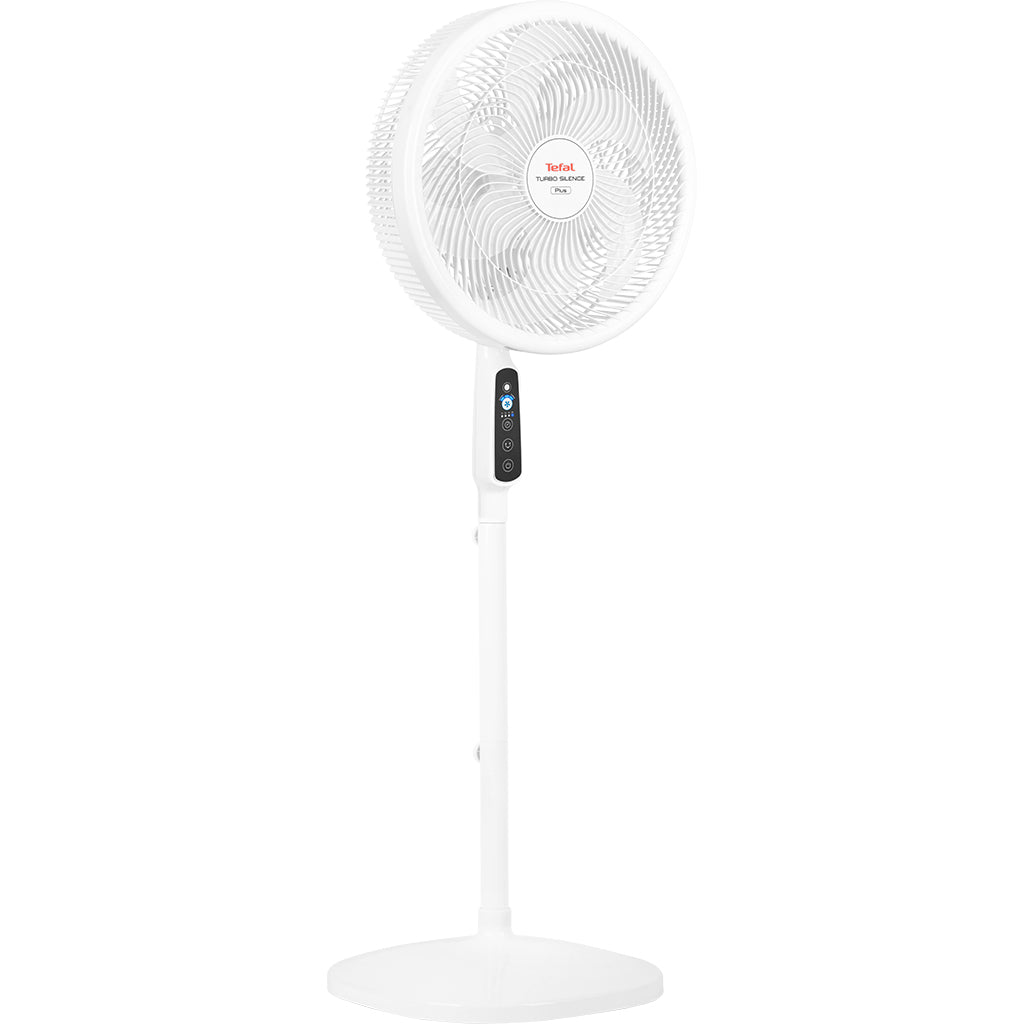 Tefal Turbo Silence Plus Standing Fan VH689690 - White White Blades
