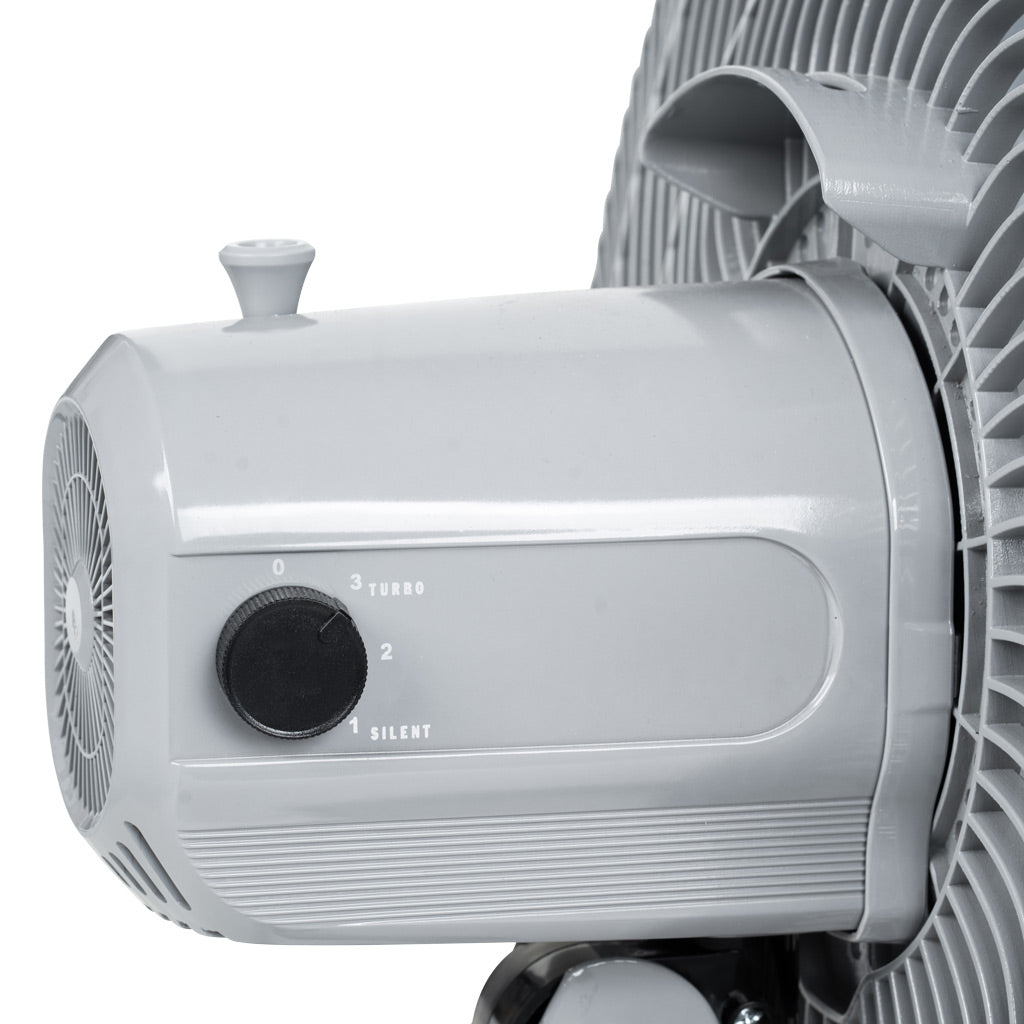 Quạt sàn TEFAL TB Silence Plus VH686790 - Xám Cánh Trắng - Bảo hành chính hãng 24 tháng