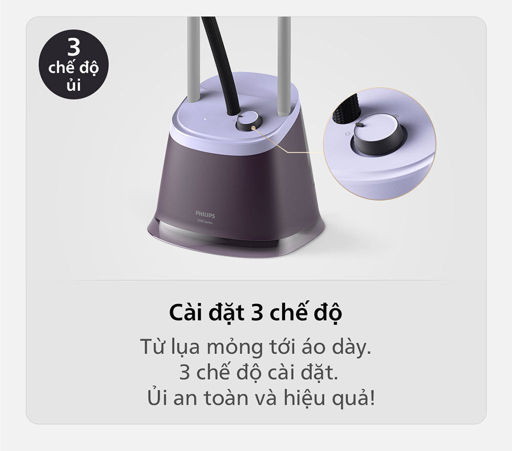 Bàn Ủi Hơi Nước Philips STE3160/30 - Hàng Chính Hãng - Bảo Hành 24 tháng