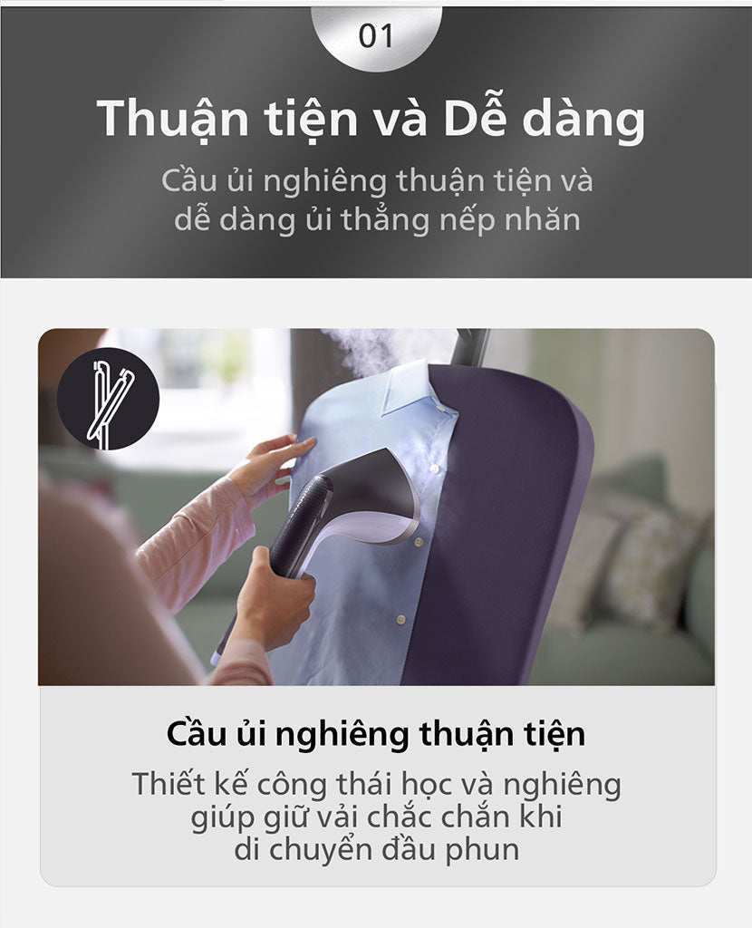 Bàn Ủi Hơi Nước Philips STE3160/30 - Hàng Chính Hãng - Bảo Hành 24 tháng