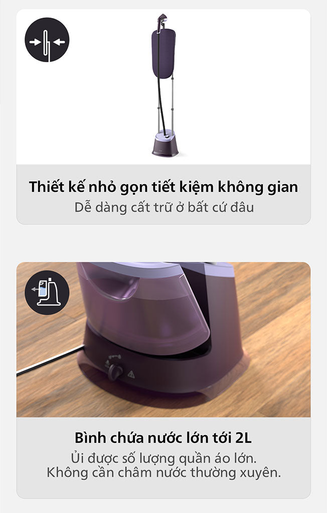 Bàn Ủi Hơi Nước Philips STE3160/30 - Hàng Chính Hãng - Bảo Hành 24 tháng