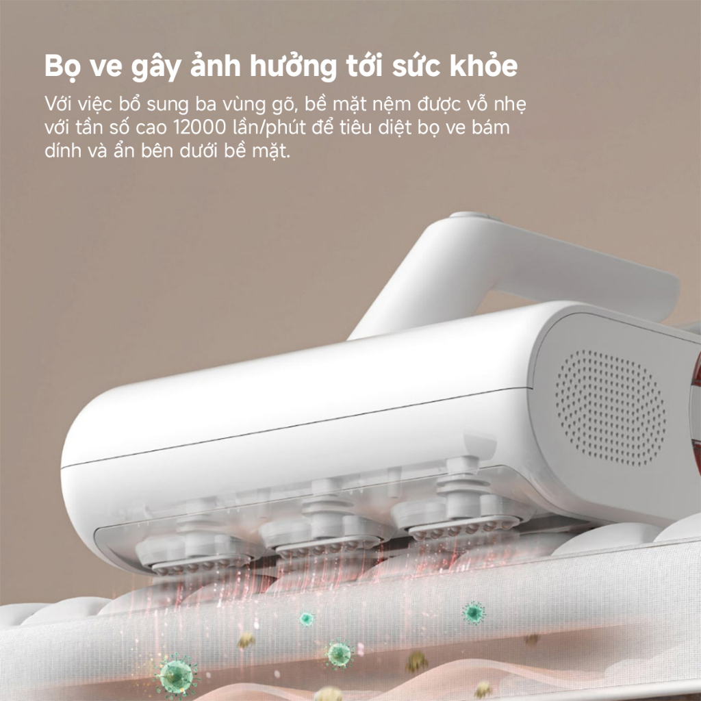 Máy hút bụi diệt khuẩn UV Xiaomi Mijia Gen 2 MJCMY - Hàng Chính Hãng