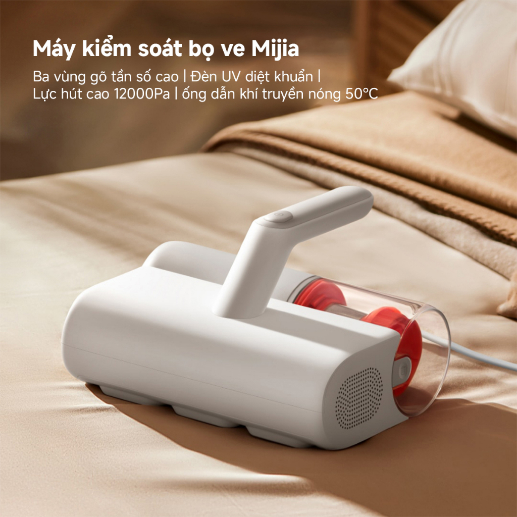 Máy hút bụi diệt khuẩn UV Xiaomi Mijia Gen 2 MJCMY - Hàng Chính Hãng