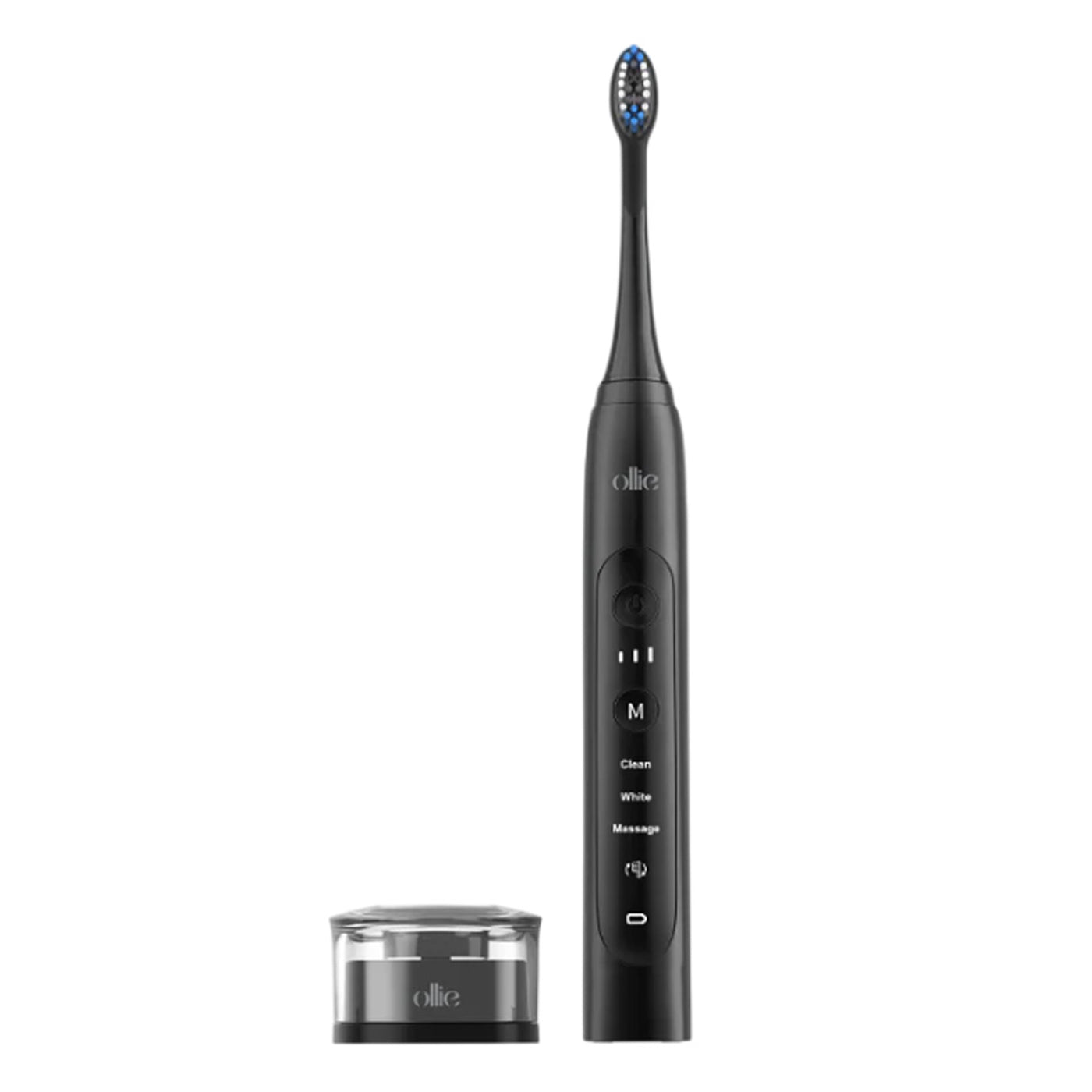 Bàn chải đánh răng điện Ollie, màu đen