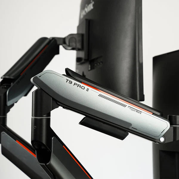Giá đỡ màn hình HumanMotion T9 Pro II Dual - (Xám/Trắng) - Hàng chính hãng - Bảo hành 12 tháng