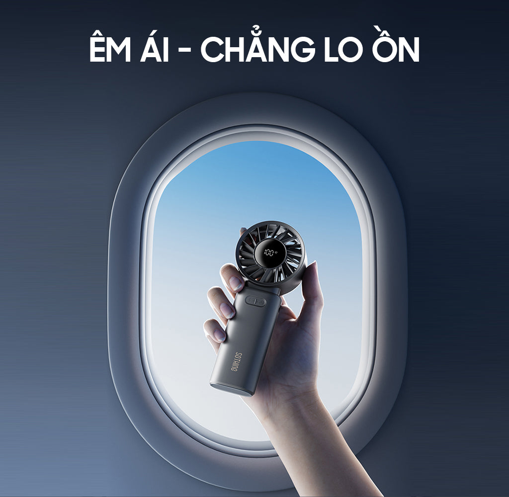Quạt cầm tay gấp gọn Sothing Fan-Engine Z (màu trắng)