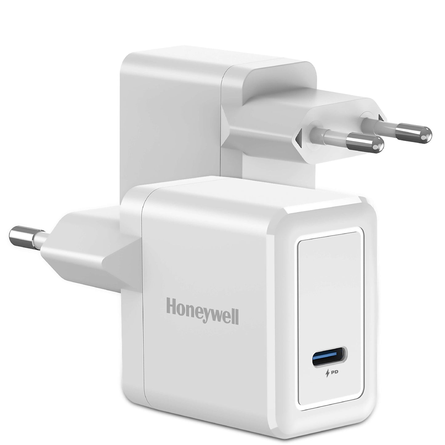 (Combo) Củ sạc điện thoại Honeywell 20W màu trắng + Cáp sạc điện thoại Honeywell 1.8m màu đen 2 đầu Type C