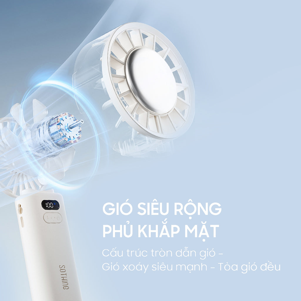 Quạt cầm tay làm mát Sothing Fan-Ice Z (màu trắng)
