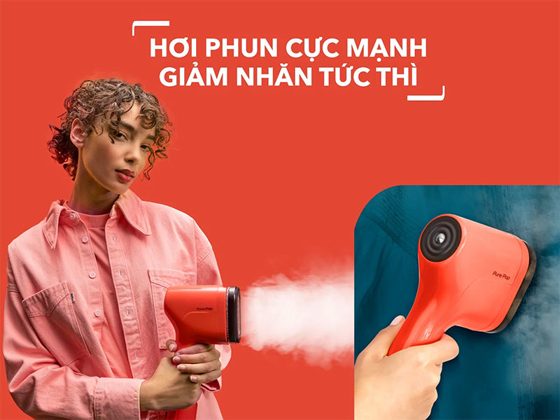 Bàn ủi hơi nước cầm tay Tefal Pure Pop DT2020E1 - Hàng Chính Hãng - Bảo Hành 24 tháng