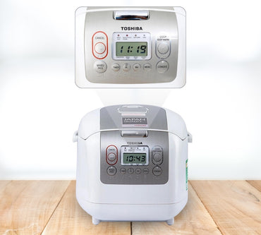 Nồi cơm điện tử Toshiba RC-18NTFV(W) 1.8 lít Bảo hành 12 tháng