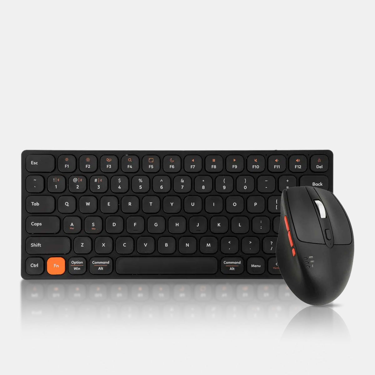Chuột không dây HyperWork Silentium MS01 Đen + Bàn phím không dây HyperWork HyperOne Gen 2 HPW-KB1-G2 BLK Đen (Combo)