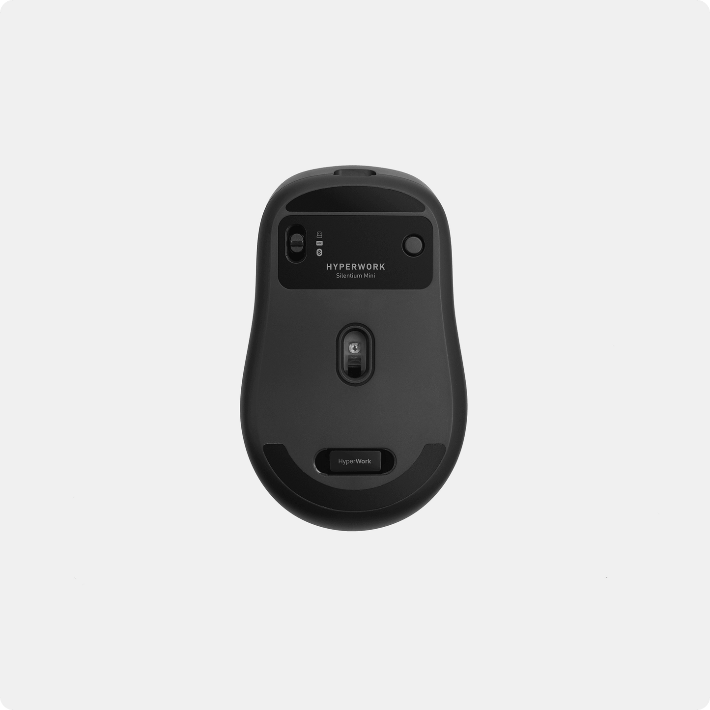 Chuột không dây HyperWork Silentium Mini HPW-MS01M Màu Đen - Trắng - Xanh - Hàng chính hãng - Bảo hành 12 tháng