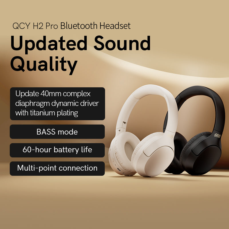 Tai nghe Bluetooth chụp tai QCY H2 Pro