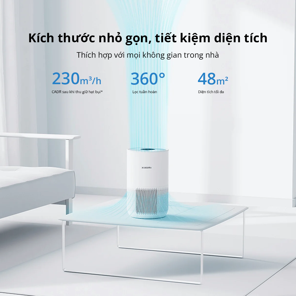Máy lọc không khí Xiaomi Smart Air Purifier 4 Compact EU - Hàng Chính Hãng