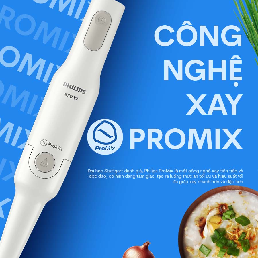 Máy xay cầm tay Philips HR2531/00 - Hàng chính hãng - Bảo hành 24 tháng