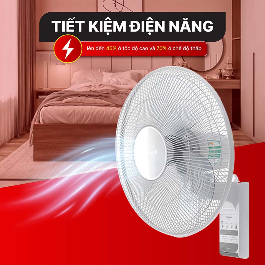 Quạt treo Toshiba F-WSA20(H)VN - Bảo hành chính hãng 12 Tháng