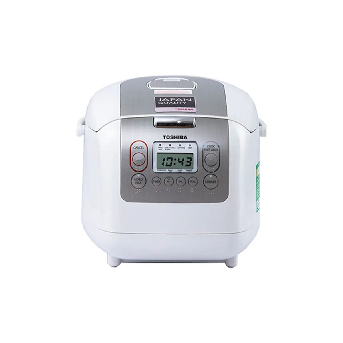 Nồi cơm điện tử Toshiba RC-10NMFVN(WT) 1 lít Bảo hành 12 tháng