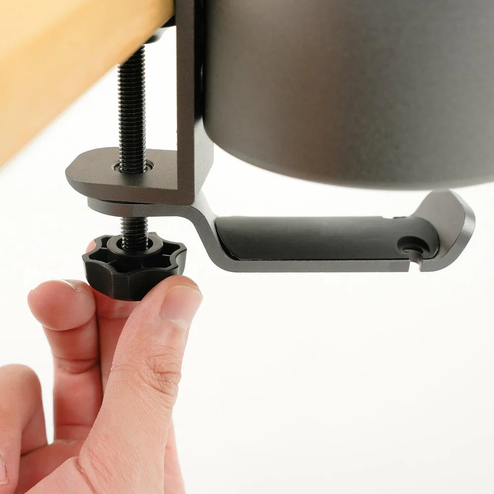 Giá đỡ cốc kẹp bàn HyperWork CH01 - (Đen/Xám/Bạc) - Hàng chính hãng - Bảo hành 12 tháng
