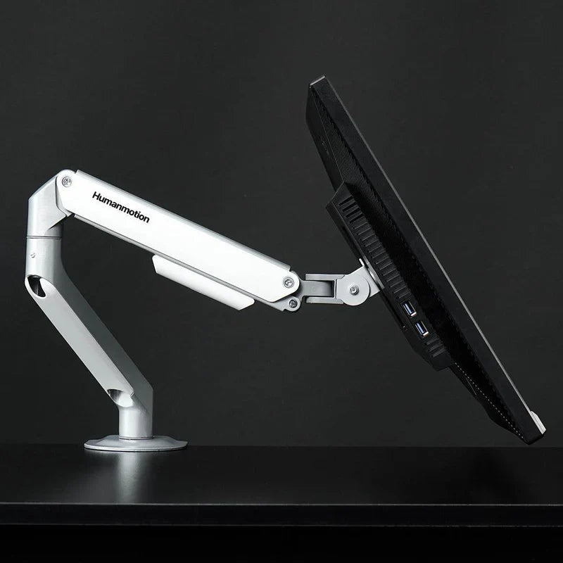 Giá đỡ màn hình Human Motion T6 Pro - (Trắng/Đen) - Hàng chính hãng - Bảo hành 12 tháng