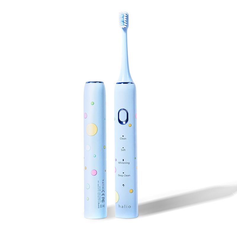 Bàn chải điện Halio Sonic SmartClean Electric Toothbrush - Sky Blue - Coral