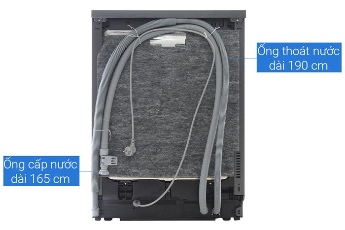 Máy rửa bát LG LDT14BLA4.ABMPEVN (Màu Đen) - Hàng Chính Hãng