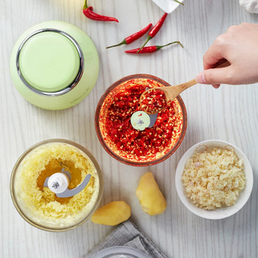 Máy xay thực phẩm đa năng 600ml BEAR QSJ-B02X5 - Công suất 120W Bảo Hành 18 Tháng - Hàng Chính Hãng