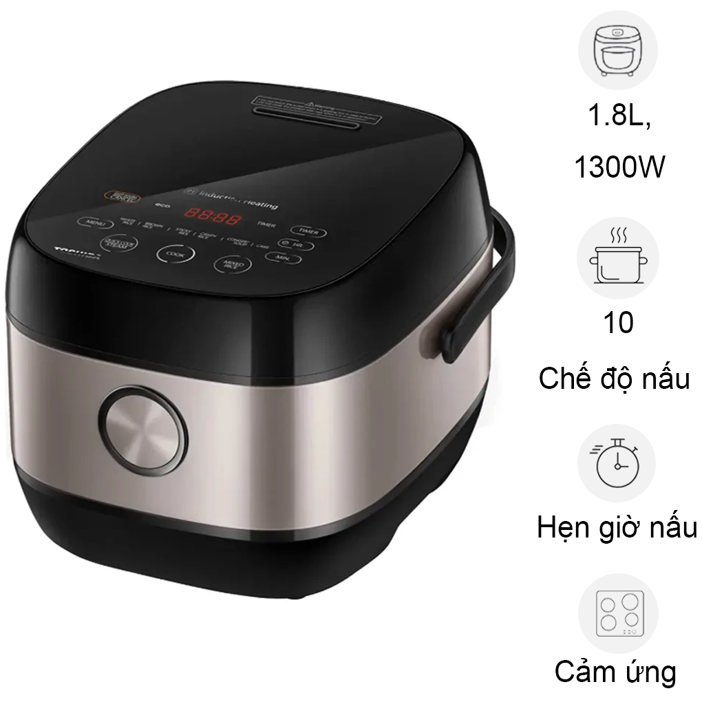 Nồi cơm điện tử cao tần Toshiba 1.8 lít RC-18IX1PV Bảo hành chính hãng 12 tháng