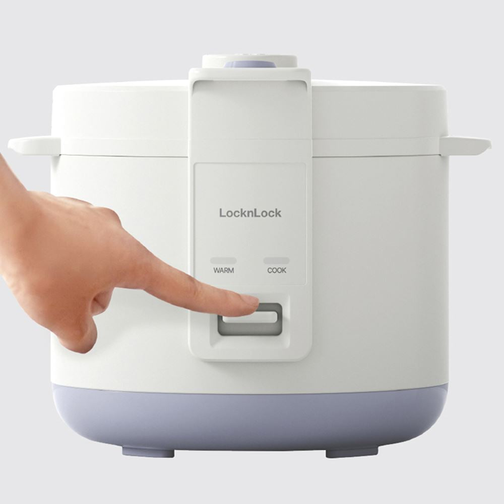 EJR442IVY Nồi cơm điện Locknlock One-switch rice cooker 220V, 50Hz, 650W,1.5L- Màu ngà