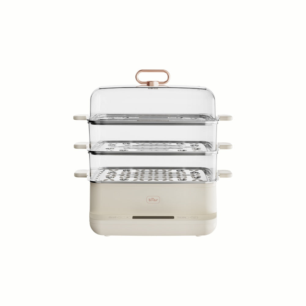 Nồi hấp điện 3 tầng 12L BEAR EFS-4H27E (DZG-CA2G2), Bảo Hành 18 Tháng - Hàng Chính Hãng