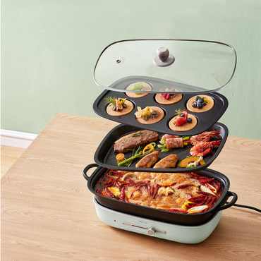 Nồi nấu đa năng Bear DHG-D50T1, Bảo Hành 18 Tháng - Hàng Chính Hãng