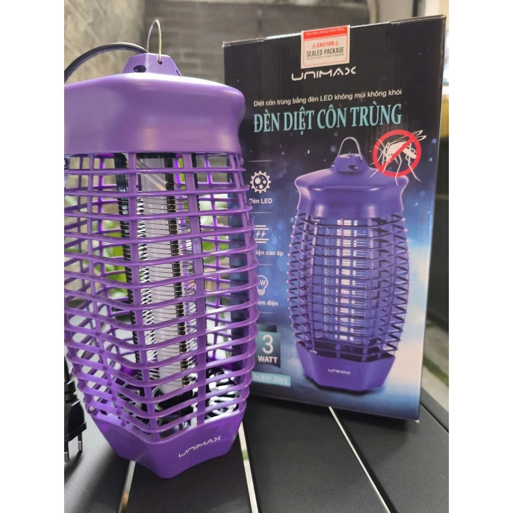 Đèn bắt muỗi hoạt động bằng điện 3W UMBV-3WL - Hàng Chính Hãng