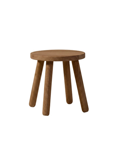 Combo 2 Ghế đẩu tròn o24 màu walnut