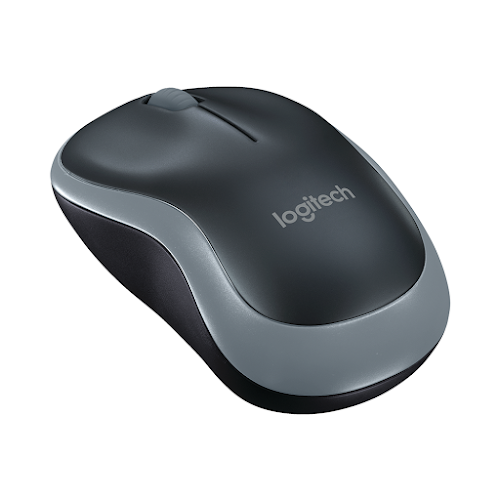 Chuột Logitech M185 Xám - Đỏ - Xanh - Hàng chính hãng - Bảo hành 36 tháng