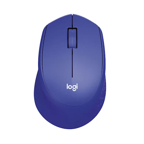 Chuột vi tính không dây Logitech M331 Đen - xanh dương - Đỏ