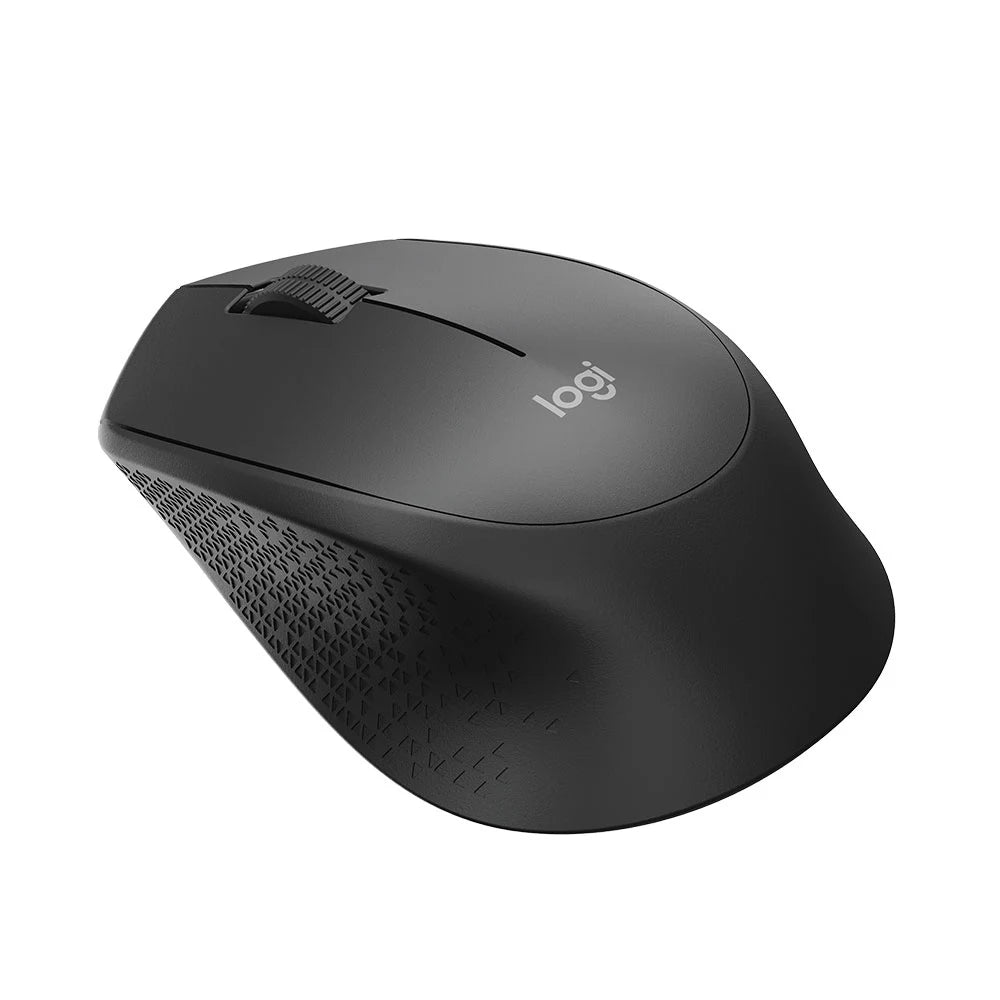 Chuột vi tính không dây Logitech M331 Đen - xanh dương - Đỏ