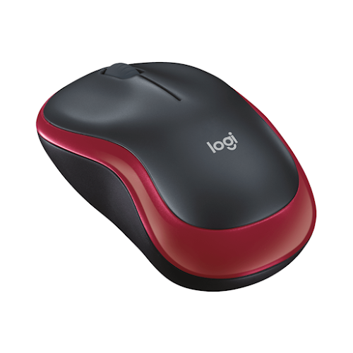 Chuột Logitech M185 Xám - Đỏ - Xanh - Hàng chính hãng - Bảo hành 36 tháng