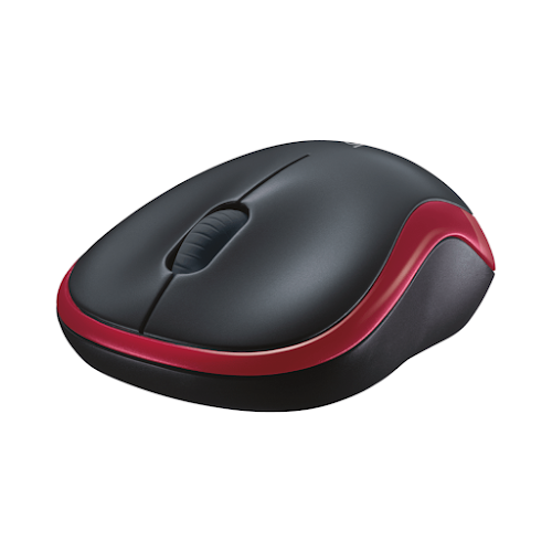Chuột Logitech M185 Xám - Đỏ - Xanh - Hàng chính hãng - Bảo hành 36 tháng