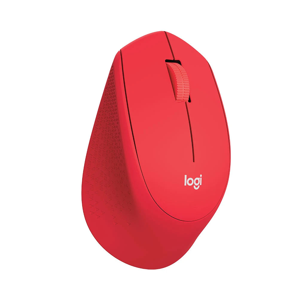 Chuột vi tính không dây Logitech M331 Đen - xanh dương - Đỏ