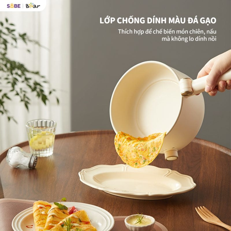 Nồi điện đa năng Bear MC-4H16G, Bảo Hành 18 Tháng - Hàng Chính Hãng