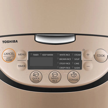 Nồi cơm điện tử Toshiba RC-18DR3PV(G) - Hàng Chính Hãng - Bảo Hành 12 tháng