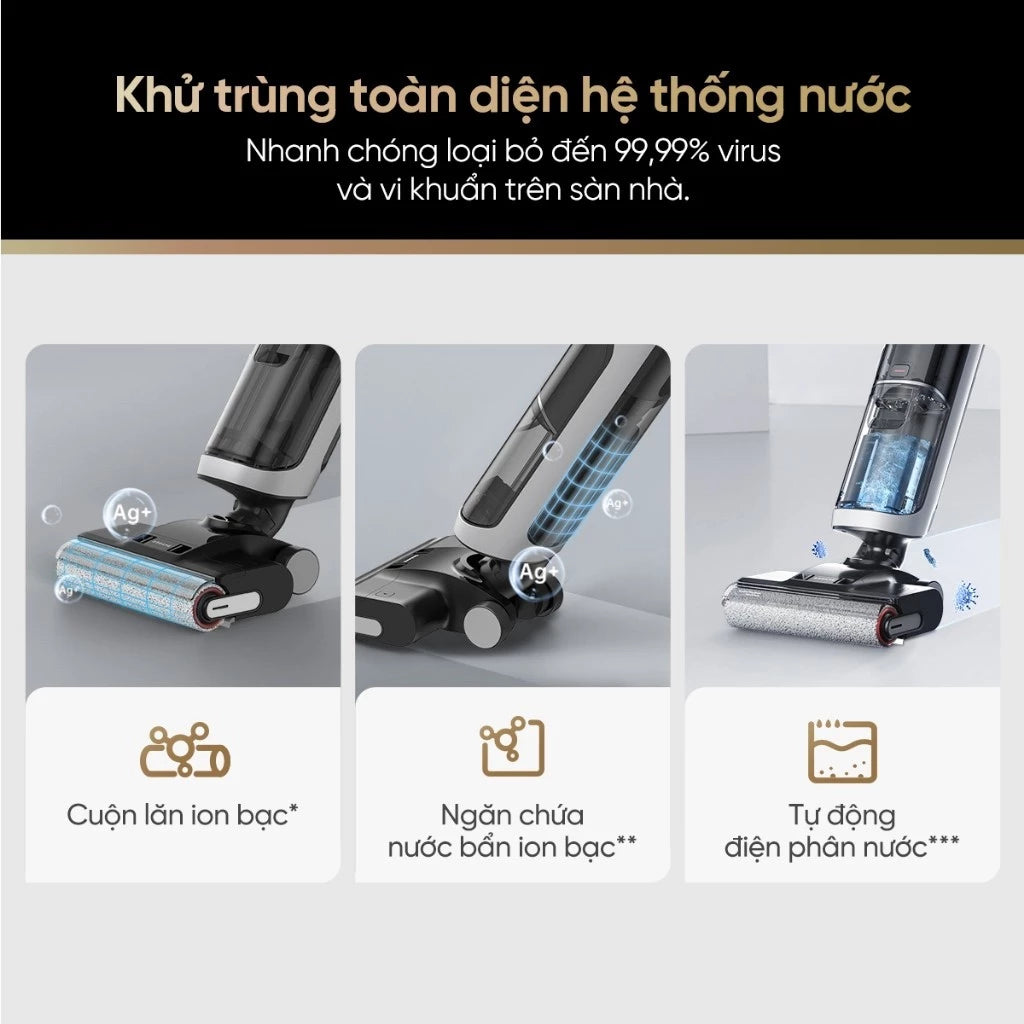 Máy hút bụi lau sàn thông minh loại cầm tay Dreame H14 Ultra - Hàng Chính Hãng