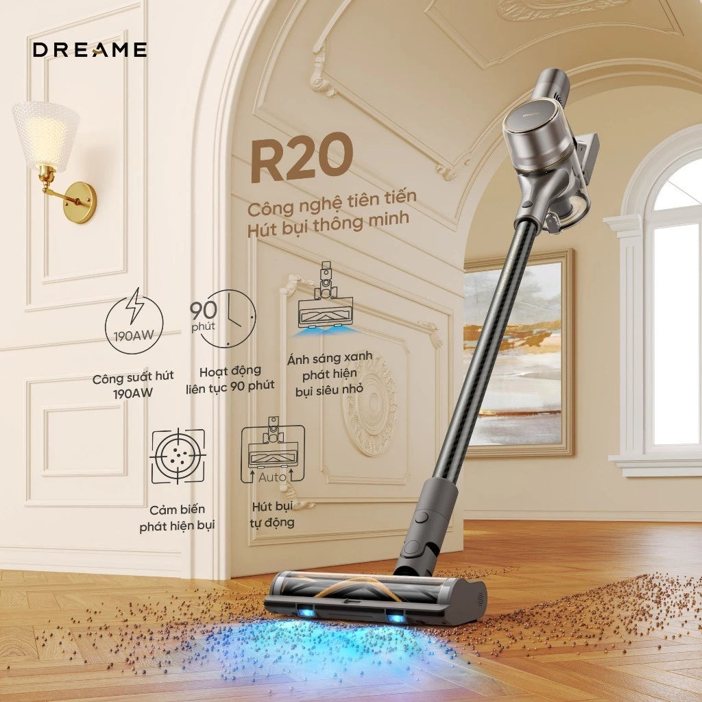 Máy hút bụi cầm tay Dreame R20 - Hàng Chính Hãng