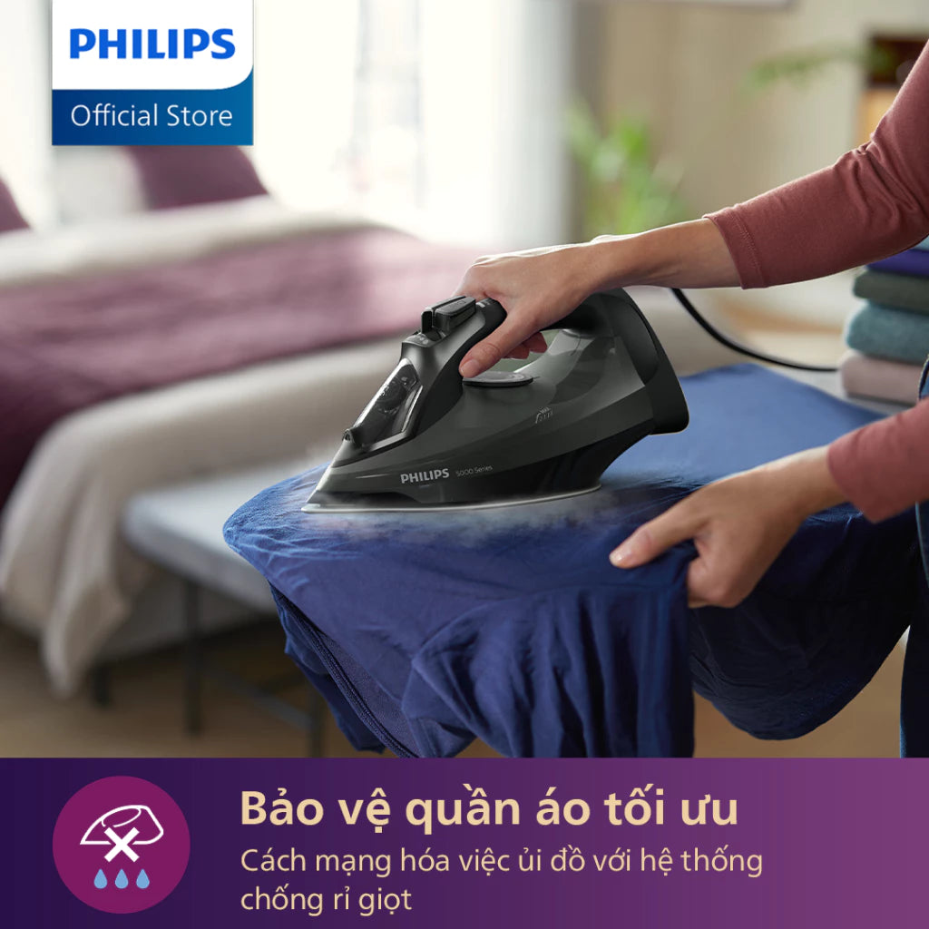 Bàn Ủi Hơi Nước Philips DST5040/80 - Hàng Chính Hãng - Bảo Hành 24 tháng