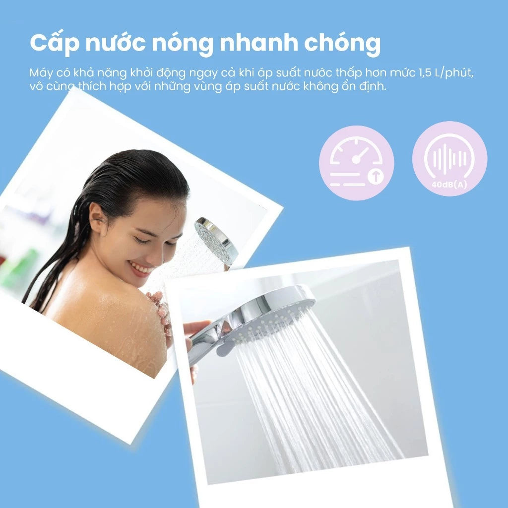 Máy nước nóng trực tiếp Comfee CWH-45EPGPVN(W)-CB - Hàng Chính Hãng - Bảo Hành 24 tháng