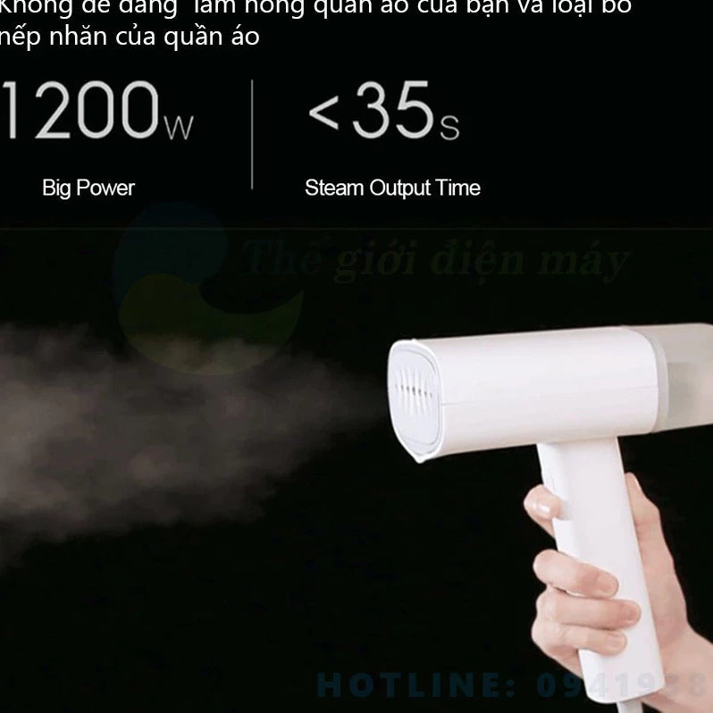 Bàn ủi hơi nước Lofans GT-306LW (Bản nội địa) - Hàng Chính Hãng - Bảo Hành 12 tháng