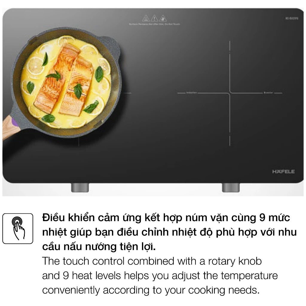 Bếp từ đôi Hafele HS-I5521FG 536.66.850 - Hàng Chính Hãng