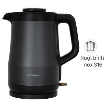 Ấm siêu tốc chống tràn Toshiba KT-15DRTVN(H) - Hàng Chính Hãng - Bảo Hành 12 tháng