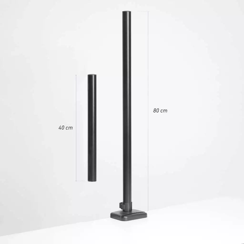 Thanh nối 80cm giá đỡ màn hình HyperWork P1 Dual 2025 HPW-EP02-BLK Đen - Hàng chính hãng - Bảo hành 12 tháng