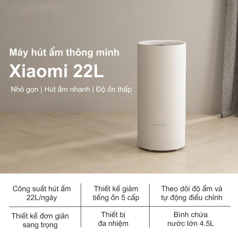 Máy Hút Ẩm Xiaomi Smart Dehumidifier TH (BHR8121TH) - Hàng Chính Hãng